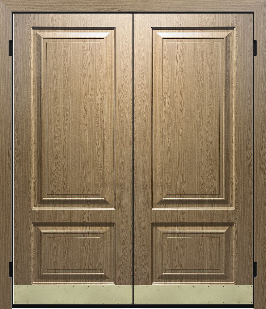 Экошпон с фрезеровкой дуб светлый 1421-28 РF 2 ДС