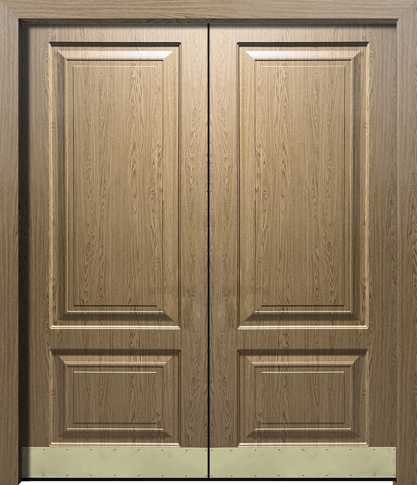 Экошпон с фрезеровкой дуб светлый 1421-28 РF 2 ДС