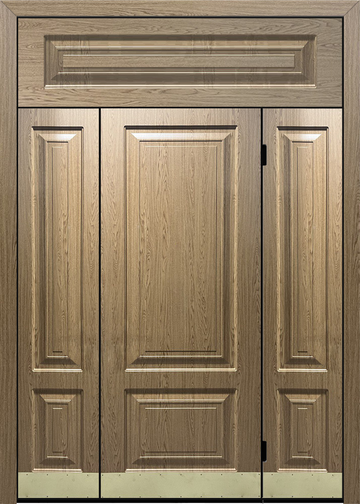 Экошпон с фрезеровкой дуб светлый 1421-28 РF 2 ДСФББ